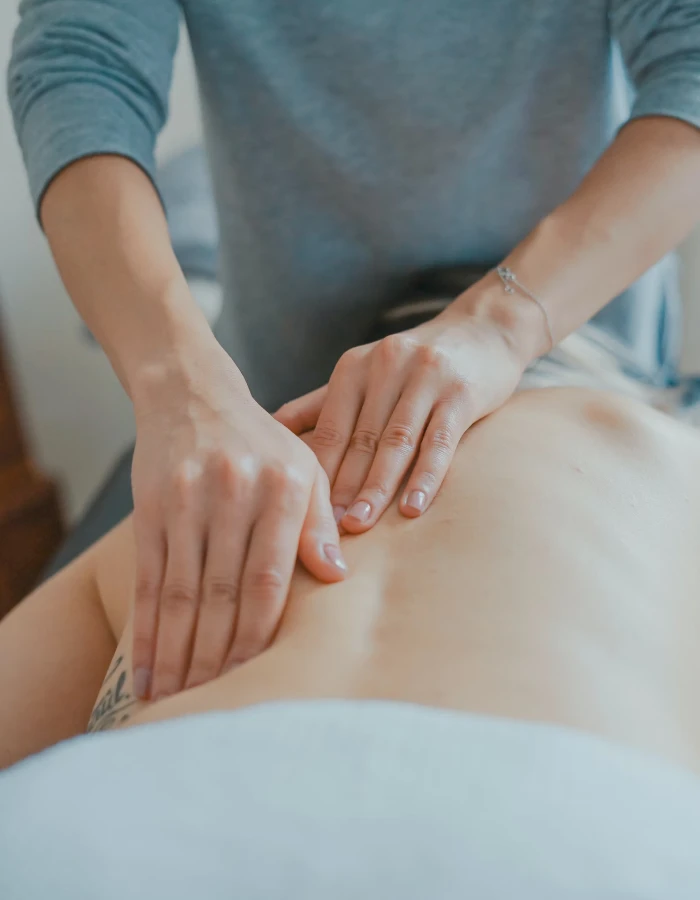 Therapeutic sports massage session